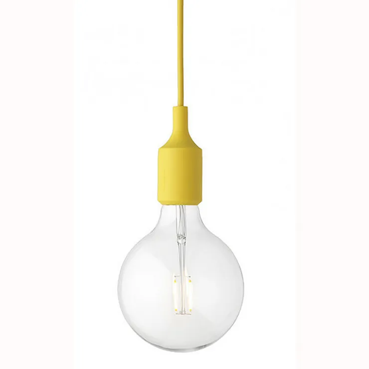 Светильник E27 Color  Желтый в стиле Muuto