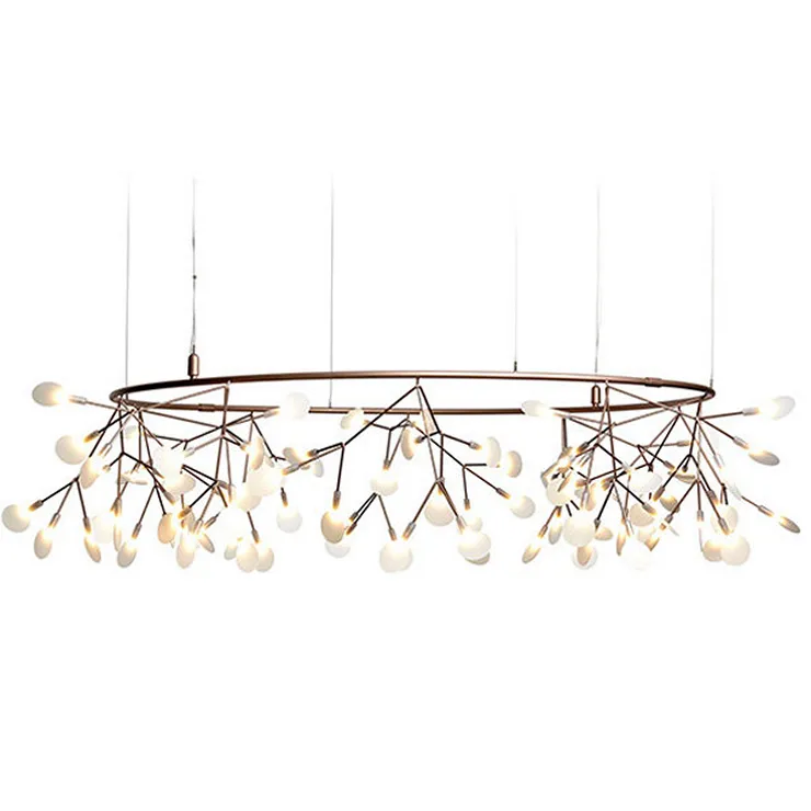 Люстра Heracleum The Big O D125  медный в стиле Moooi