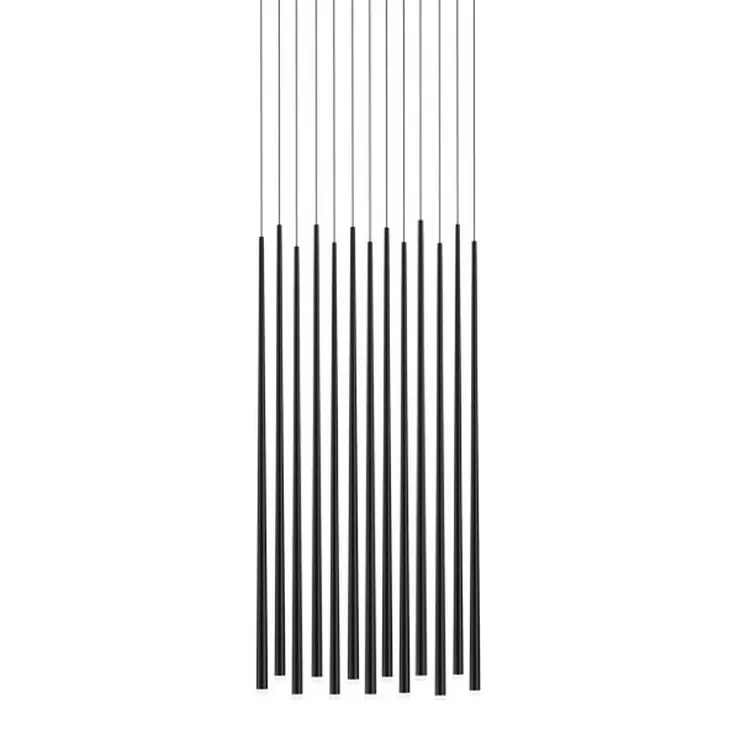 Люстра Slim 13 Black Rectangle в стиле Vibia