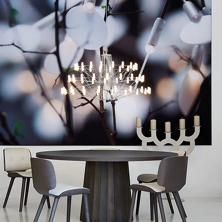 Люстра Coppelia D100 Nickel в стиле Moooi