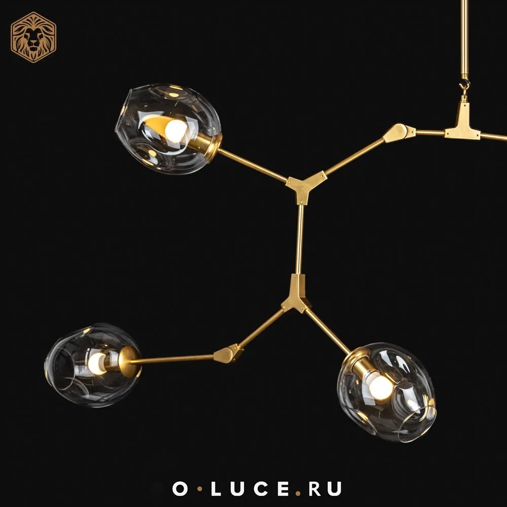 Люстра Branching Bubbles 7 Gold