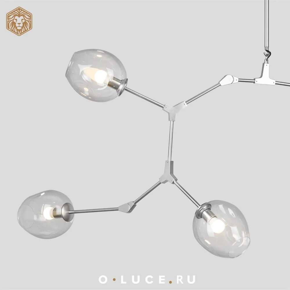 Люстра Branching Bubbles 7 Nickel