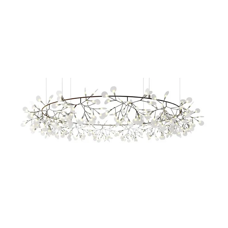 Люстра Heracleum The Big O D160   никель в стиле Moooi