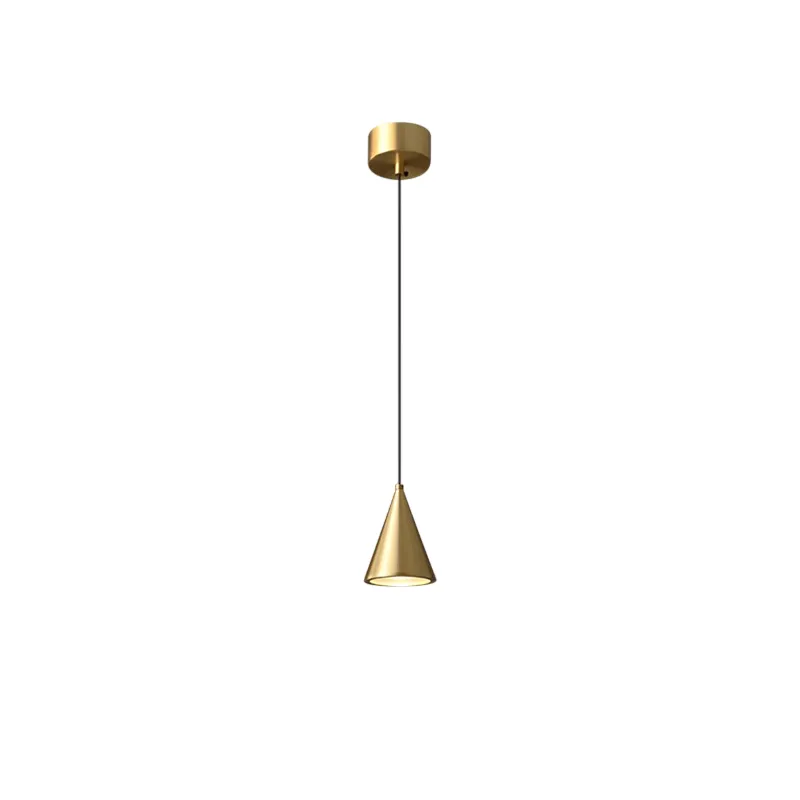 Светильник подвесной PIET CONE A BRASS