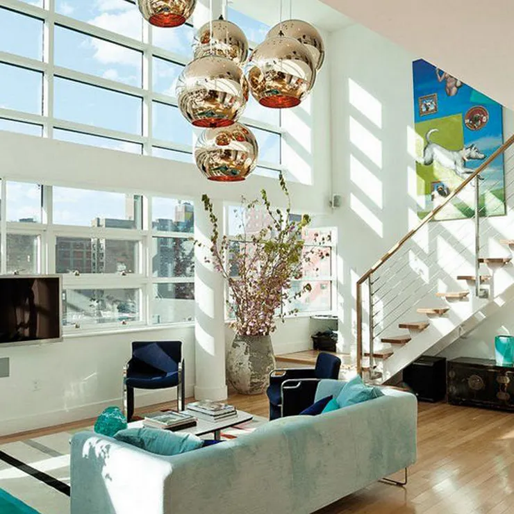 Светильник Gold Shade D45 в стиле Tom Dixon