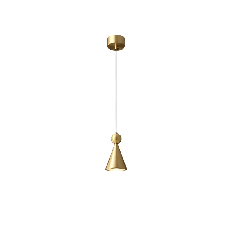 Светильник подвесной PIET CONE B BRASS