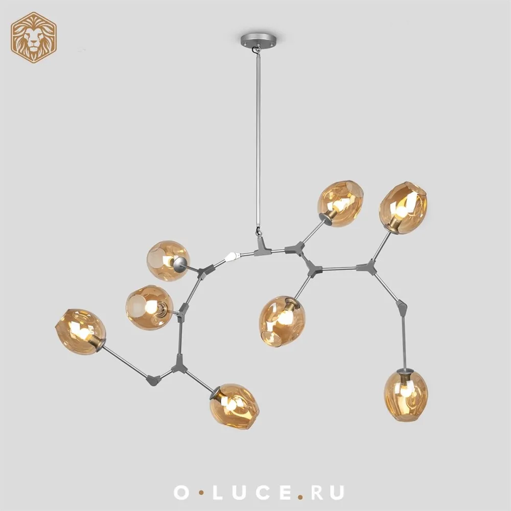Люстра Branching Bubbles 8 Nickel