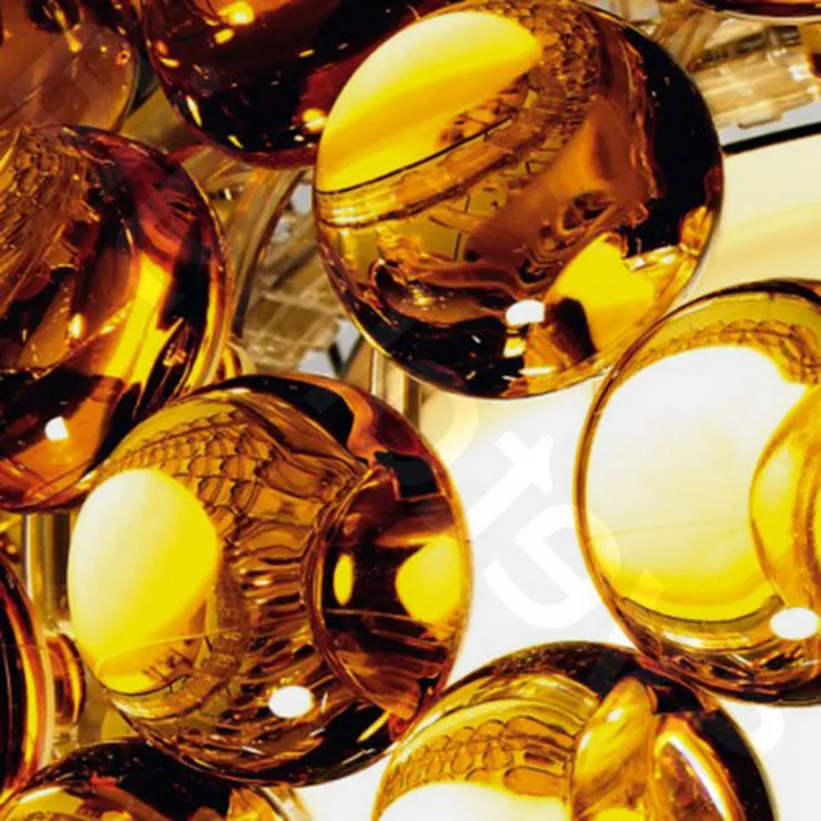 Лампа настольная Caboche Gold D35 в стиле Foscarini
