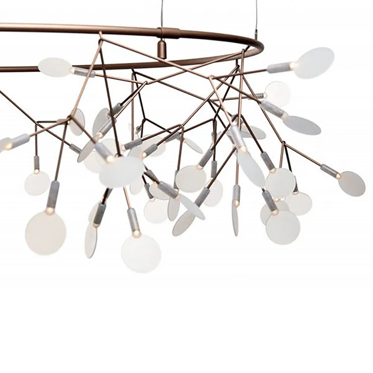 Люстра Heracleum The Big O D125  медный в стиле Moooi
