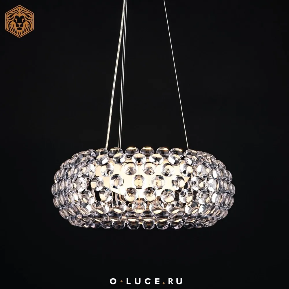 Люстра подвесная Caboche Clear D65 в стиле Foscarini