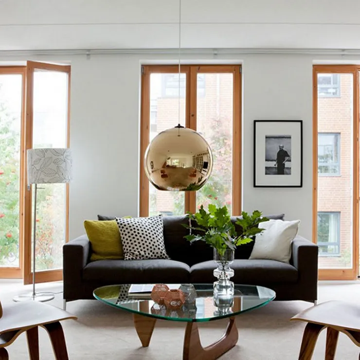 Светильник Gold Shade D45 в стиле Tom Dixon