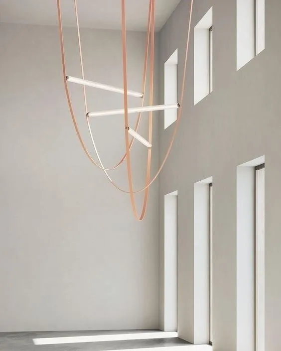 Люстра подвесная Wireline Double M+L в стиле Flos