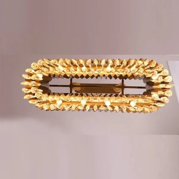 Люстра Cascata Impennata Long Gold
