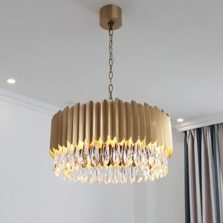 Люстра Cascata Impennata D80 Gold