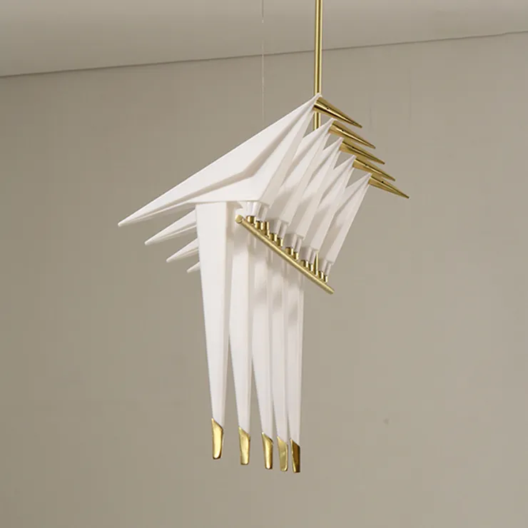 Люстра на штанге  Perch Light Branch Line 5 в стиле Moooi