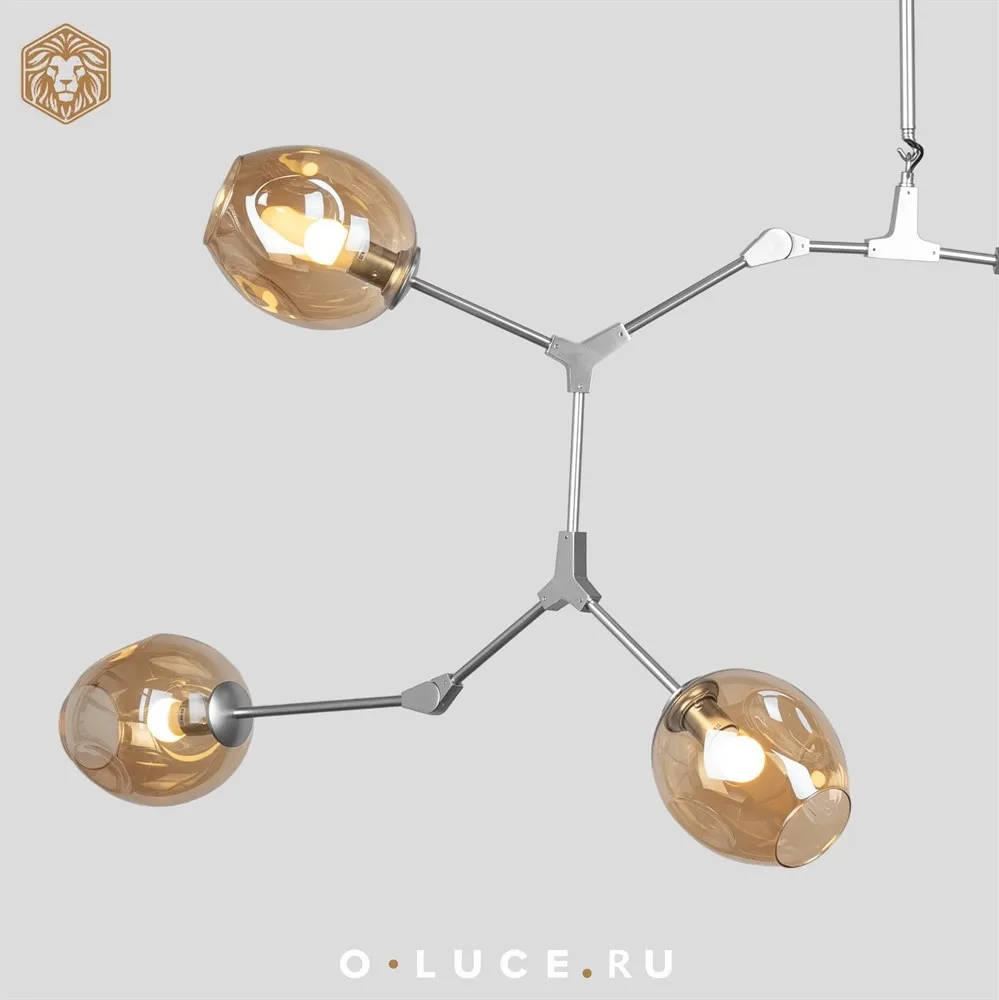 Люстра Branching Bubbles 7 Nickel