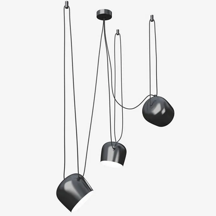 Светильник подвесной  Aim 3 Black в стиле Flos