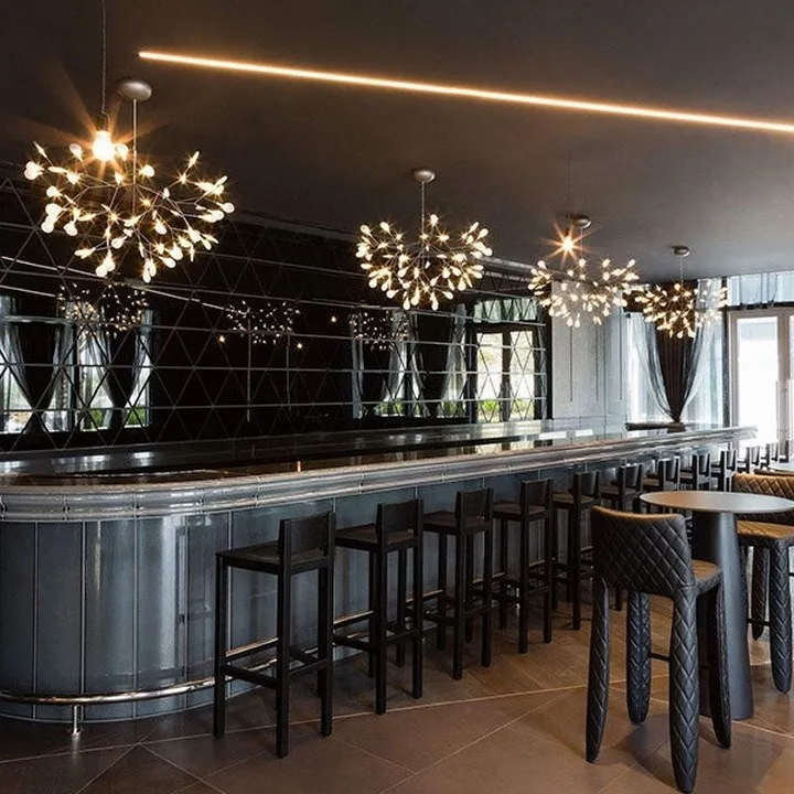 Люстра Heracleum 2 D98 Золотой в стиле Moooi