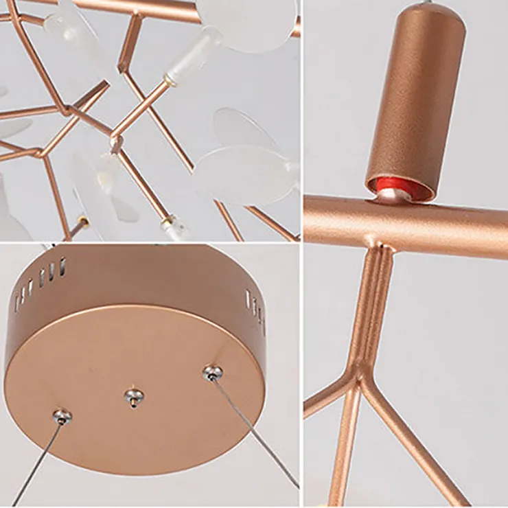 Люстра Heracleum Endless Single  медный в стиле Moooi