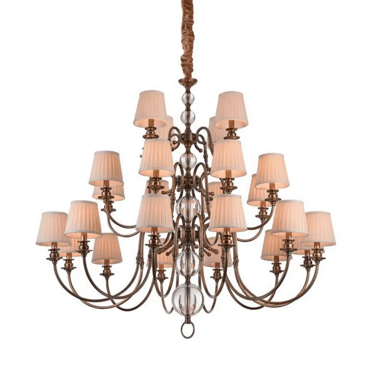 Люстра Detroit, Black brass Clear glass D130*H120/220cm БЕЗ АБАЖУРОВ