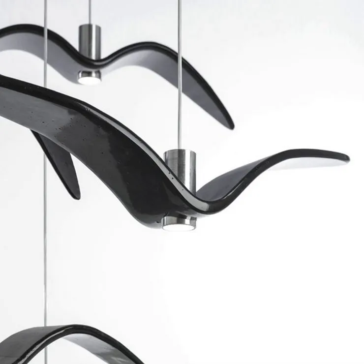 Светильник Night Birds Black L50 в стиле Brokis
