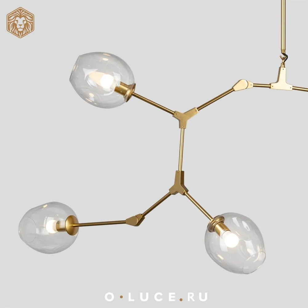 Люстра Branching Bubbles 7 Gold