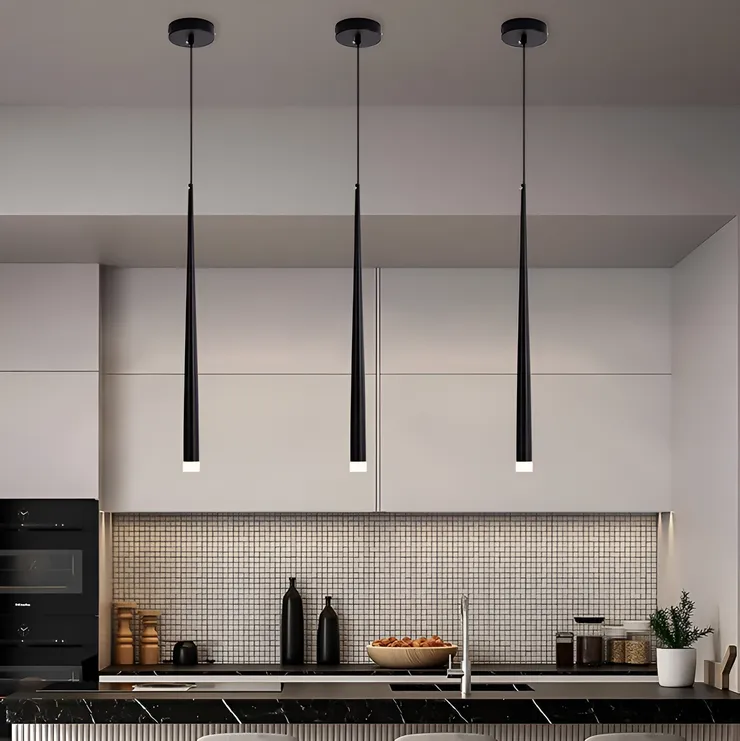 Светильник Slim Mini Black в стиле Vibia