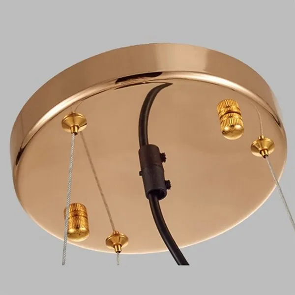 Люстра Ike 19 Lamp Черный + Золотой в стиле Delightful
