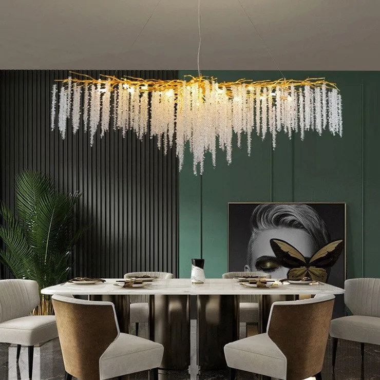 Люстра Sinfonia di Luce Gold Long L 120 см