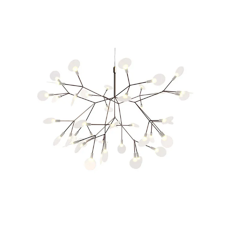 Люстра Heracleum 2 Small D50  никель в стиле Moooi