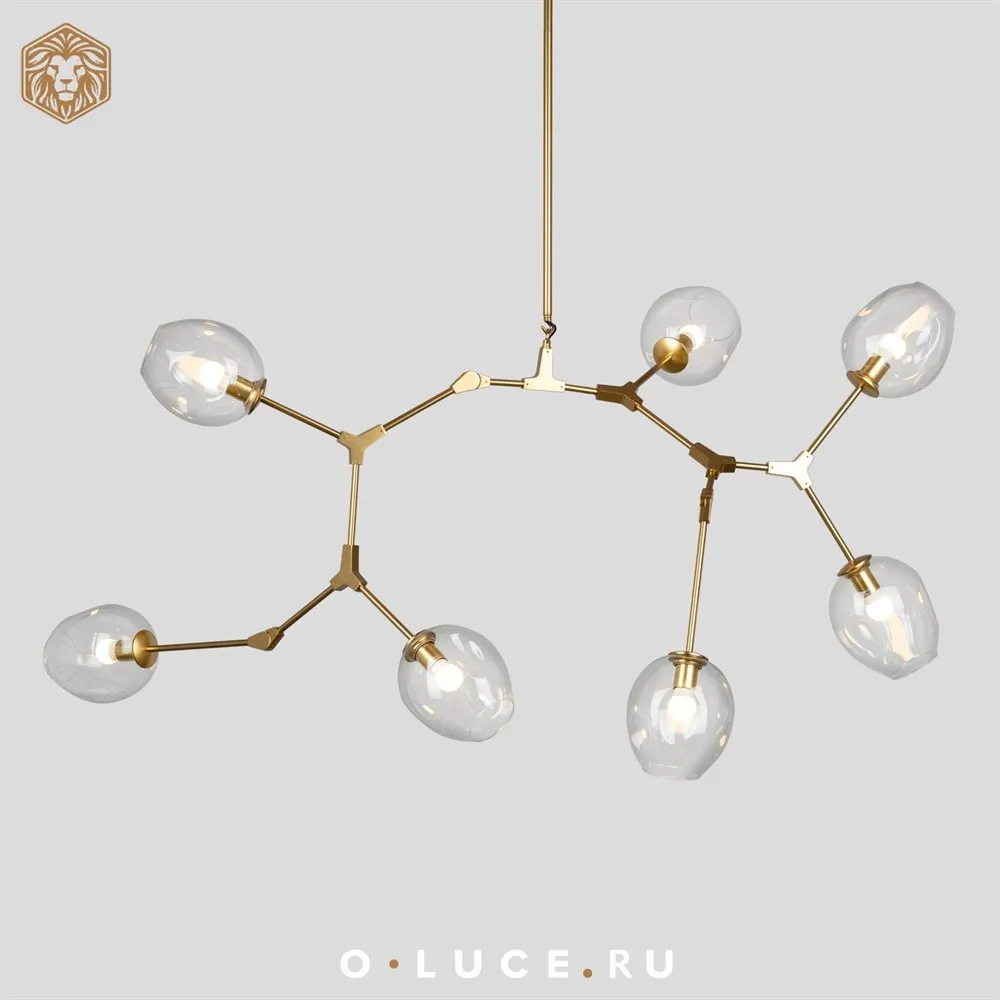 Люстра Branching Bubbles 7 Gold