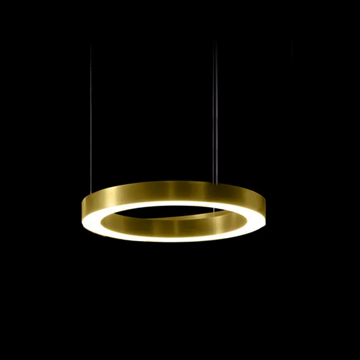 Светильник Light Ring Horizontal D40 Brass в стиле Henge