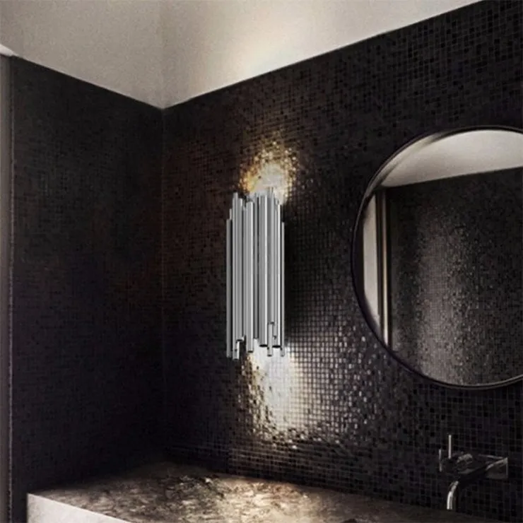 Бра Brubeck Wall Chrome в стиле Delightful