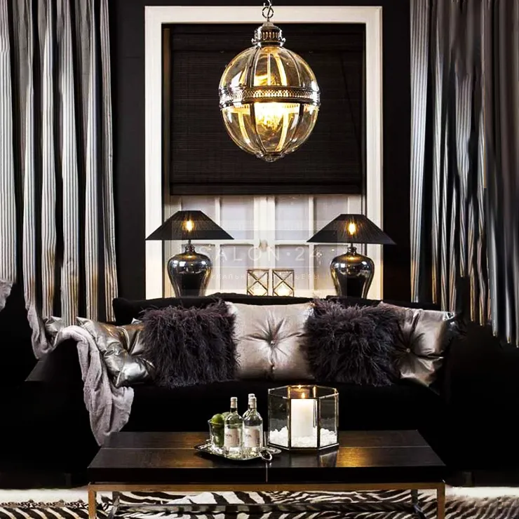 Люстра Lantern Residential D42 бронза в стиле Eichholtz