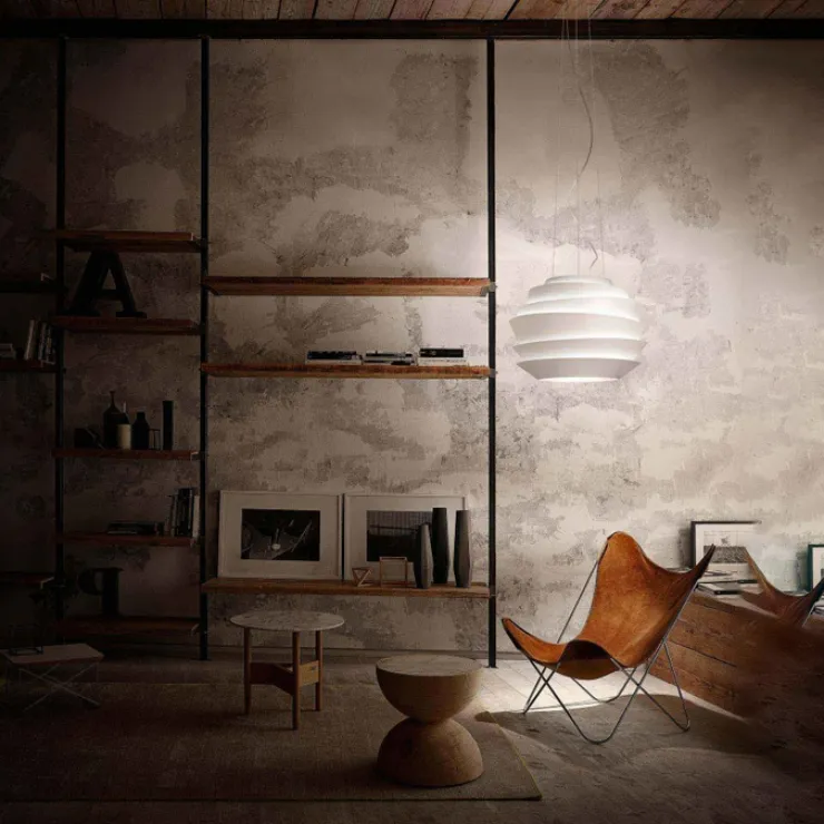 Люстра Le Soleil White в стиле Foscarini