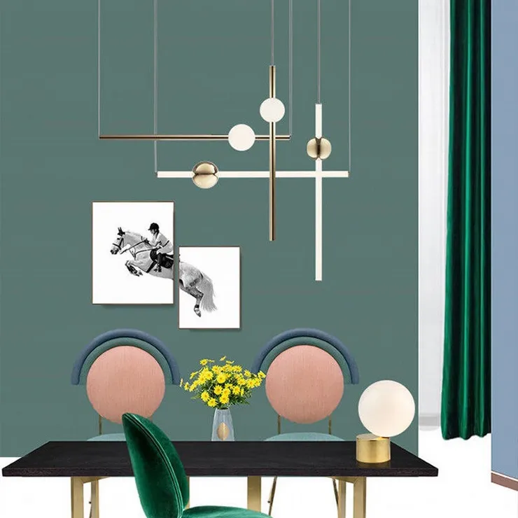 Светильник  Orion Globe Tube 4 в стиле Lee Broom