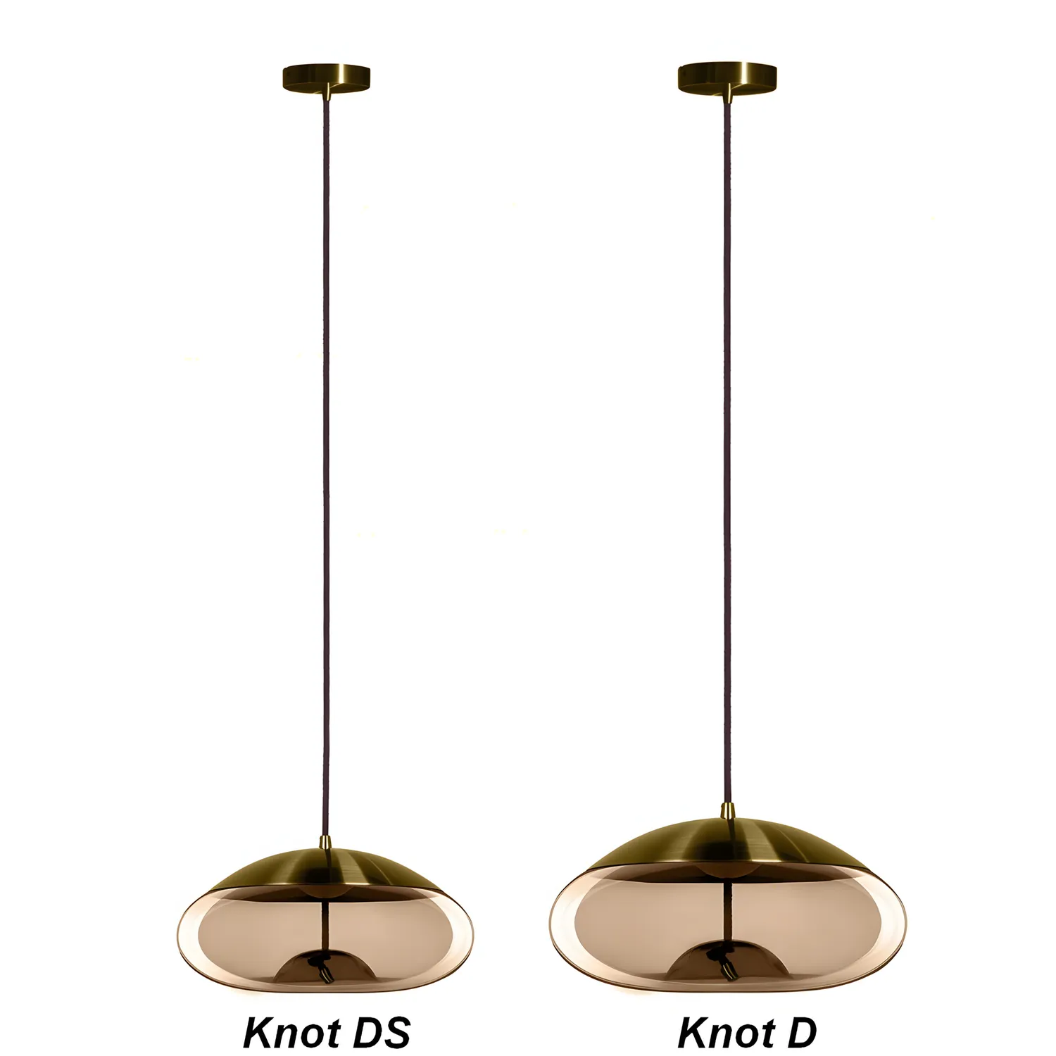 Светильник Knot Amber DS в стиле Brokis