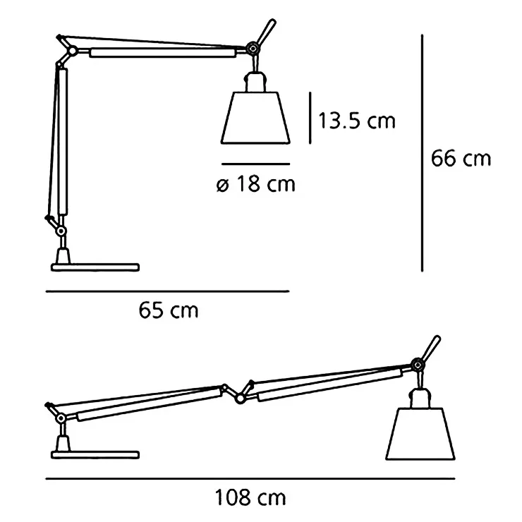 Лампа настольная Tolomeo в стиле Artemide