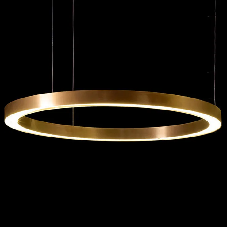 Светильник Light Ring Horizontal D90 Copper в стиле Henge