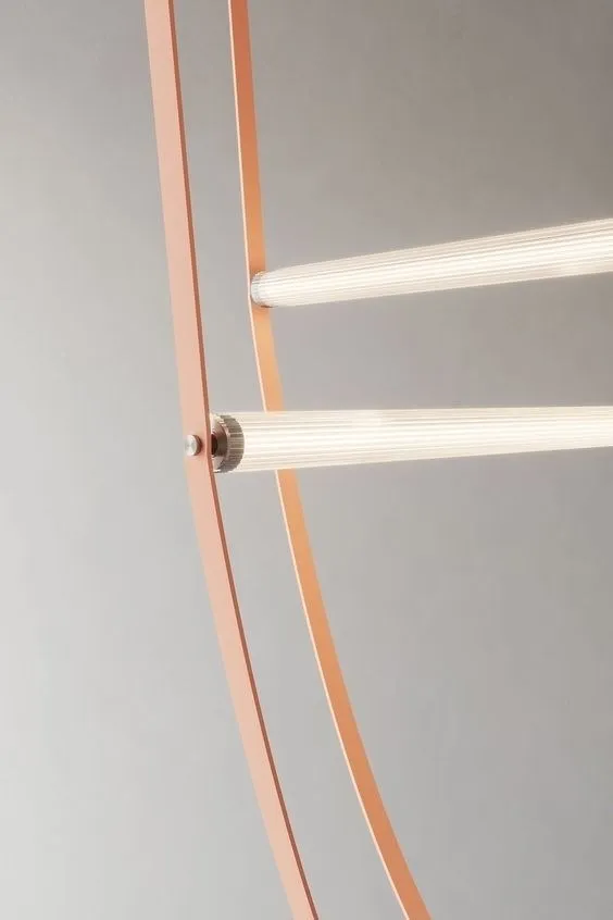 Люстра подвесная Wireline Double S+M в стиле Flos