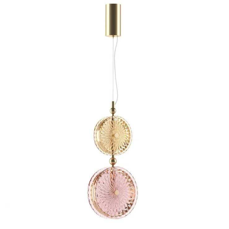 Светильник подвесной Lolly Pop Gold yellow/pink