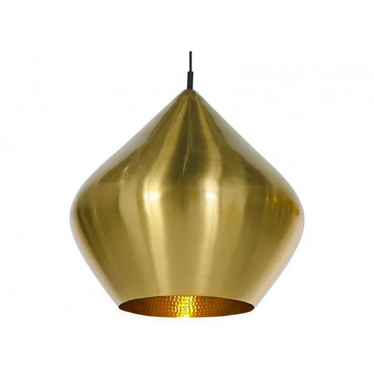 Светильник Beat Light Stout Gold Диаметр 50 см / Высота 48 см в стиле Tom Dixon