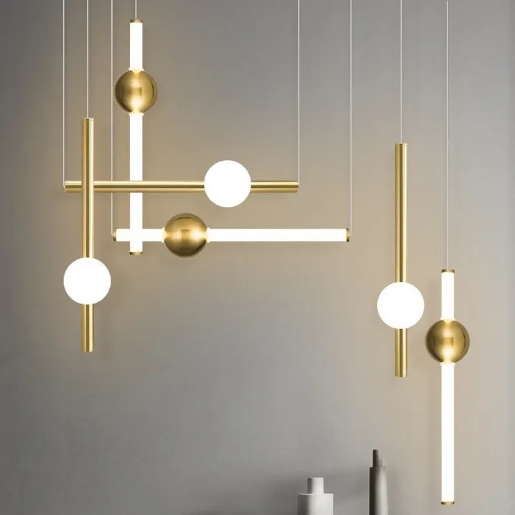 Светильник  Orion Globe Tube 4 в стиле Lee Broom