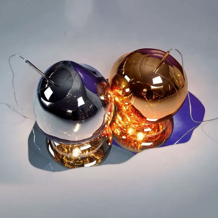Светильник подвесной Melt Copper D38 в стиле Tom Dixon