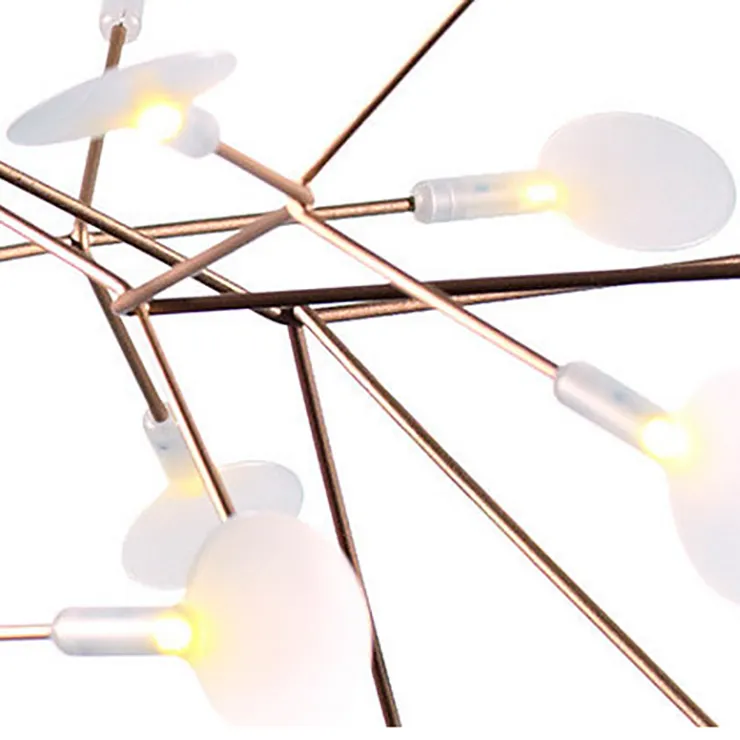 Люстра Heracleum Endless Single  медный в стиле Moooi