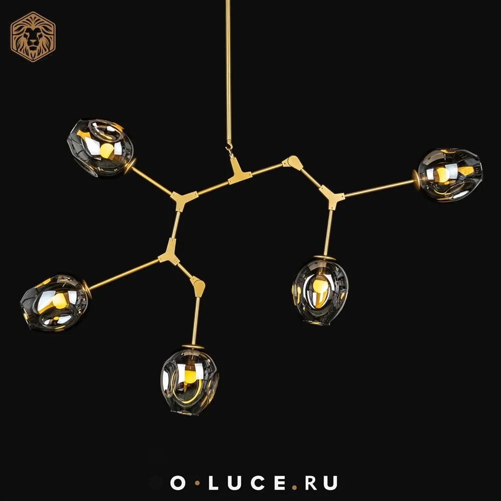 Люстра Branching Bubbles 5 Gold