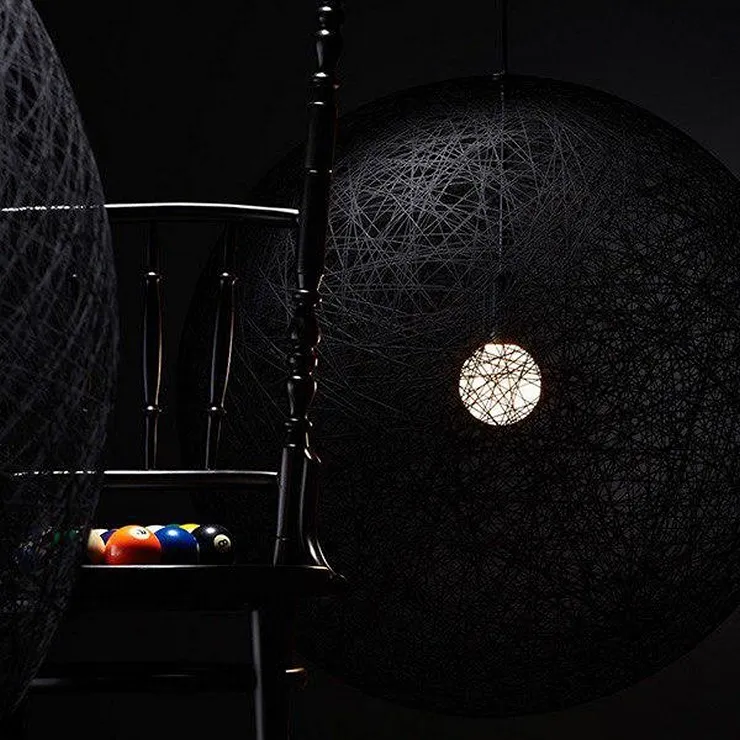 Люстра Random  Black D100 в стиле Moooi