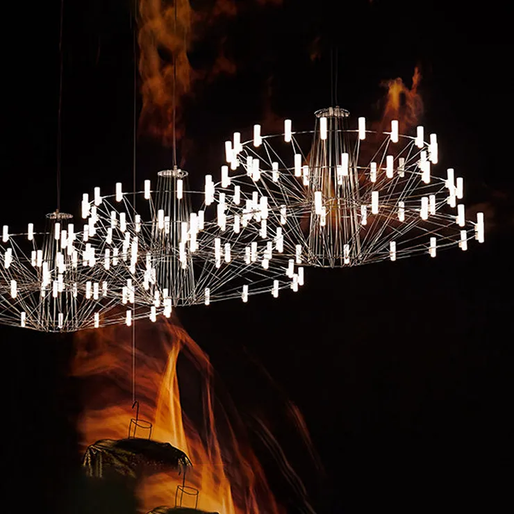 Люстра Coppelia D100 Nickel в стиле Moooi