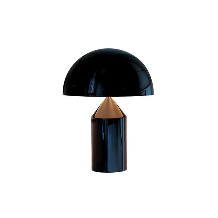 Настольная лампа Atollo Black D25 в стиле Oluce