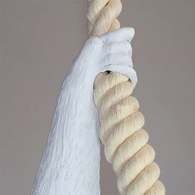 Светильник Monkey Обезьяна с Лампой White левая в стиле Seletti